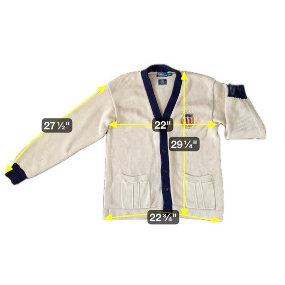 Polo Ralph Lauren 2012 Official London Olympic Athlete Cardigan XXL Sweater - Picture 4 of 6